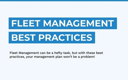 Fleet Management Best Practices | Effectively Manage Your Fleet
