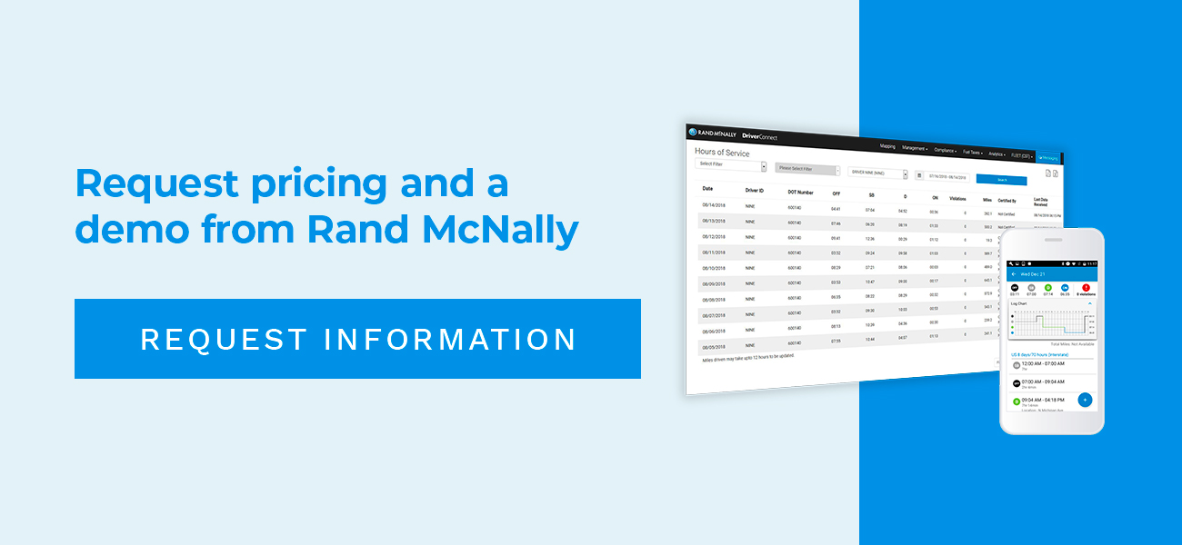 Request pricing and a demo from Rand McNally