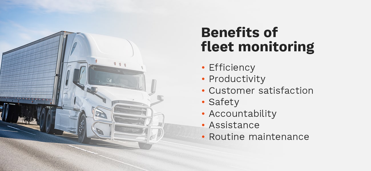 Benefits of fleet monitoring